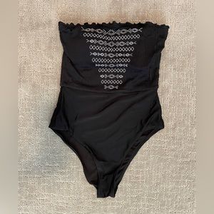 Aerie One Piece Swimsuit in Black